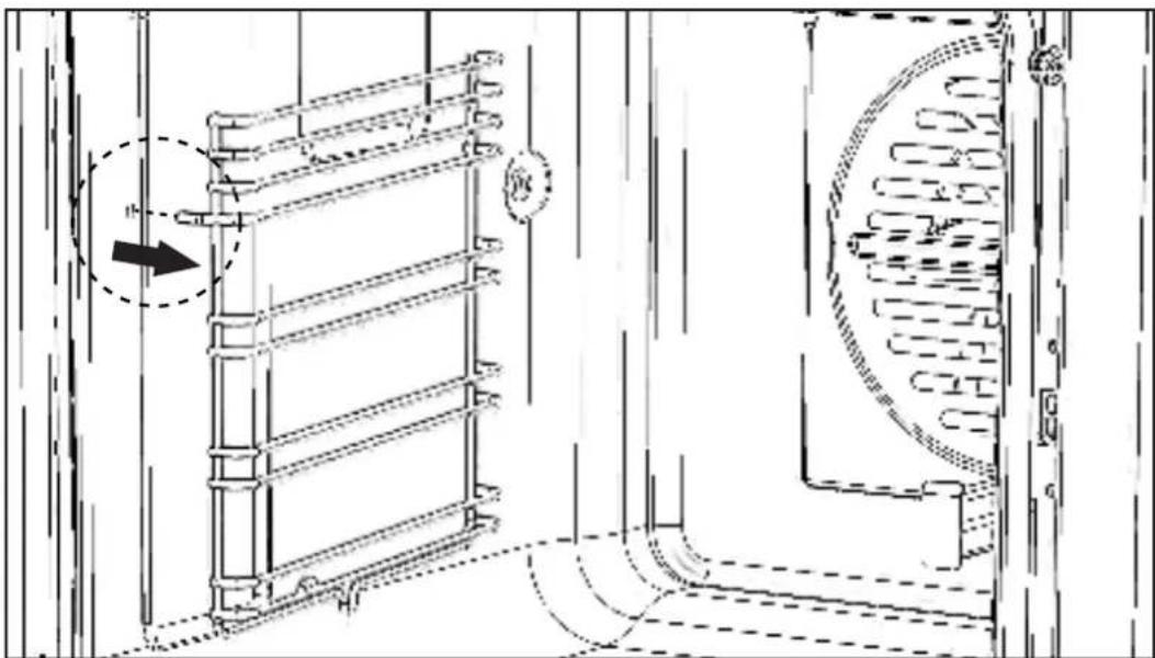 STOVES Richmond S1100 - Removing Shelf Runners - 2