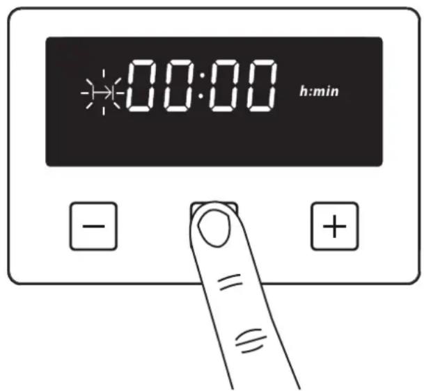STOVES Richmond S1100 - Setting the cooking time (the duration of time the oven will operate for) Semi Automatic cooking - 1