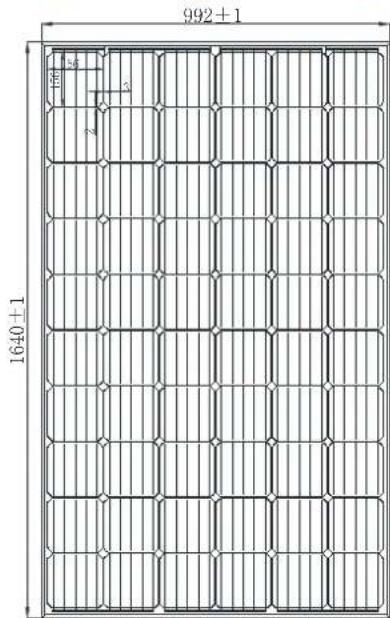 Sunrise Polycrown Solar - Temperature Coefficient and Mechanical Characteristics - 1