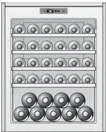 KITCHENAID KCBWX 70600L - Storing the bottles - 7