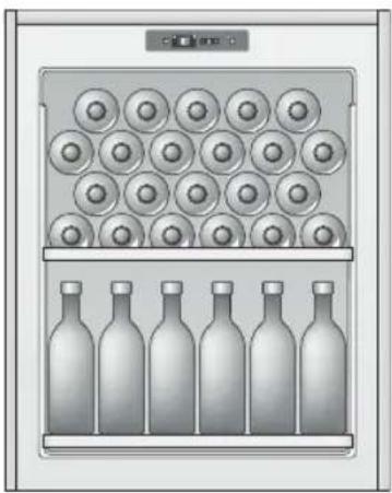 KITCHENAID KCBWX 70600L - Storing the bottles - 6