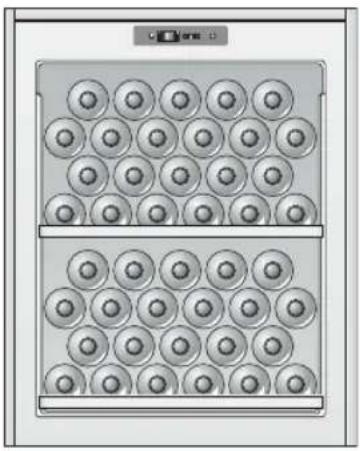 KITCHENAID KCBWX 70600L - Storing the bottles - 2