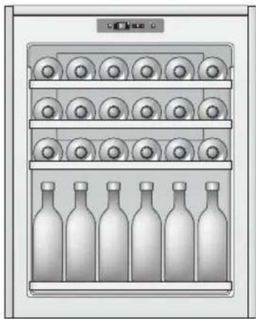 KITCHENAID KCBWX 70600L - Storing the bottles - 3