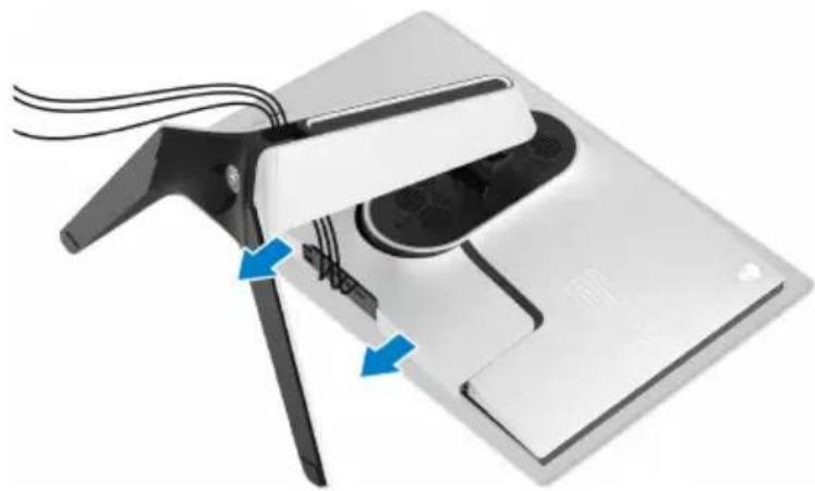 ALIENWARE AW2720HF - Removing the monitor stand - 3
