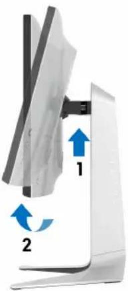 ALIENWARE AW2720HF - Rotating the monitor - 1