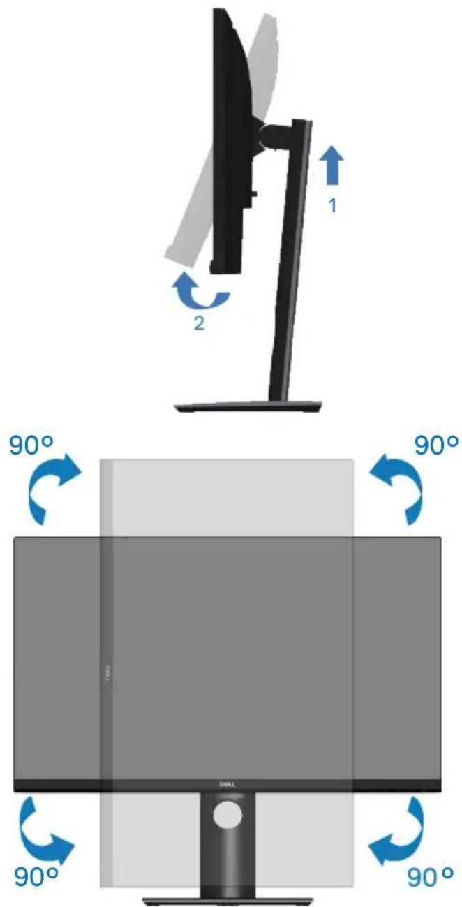 DELL Professional P2720D - Vertikal ausziehen - 3