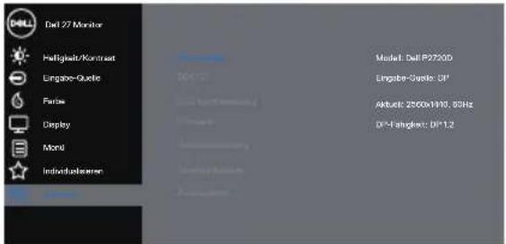 DELL Professional P2720D - Individualisieren Wählen Sie diese Option zur Anpassung der Personalisierungseinstellungen. - 7