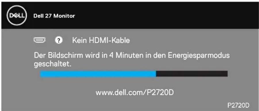 DELL Professional P2720D - OSD-Warnmeldungen - 6