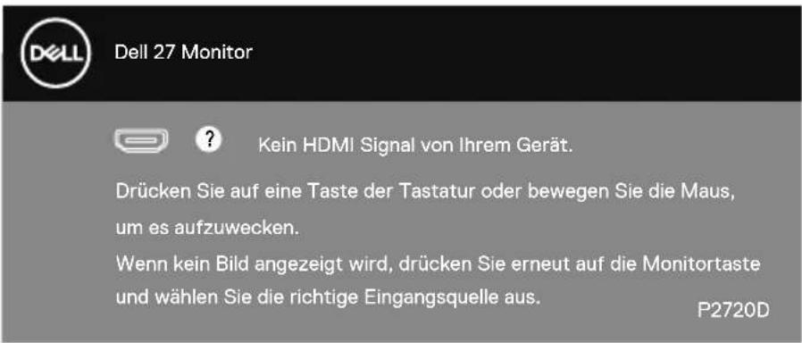 DELL Professional P2720D - OSD-Warnmeldungen - 9
