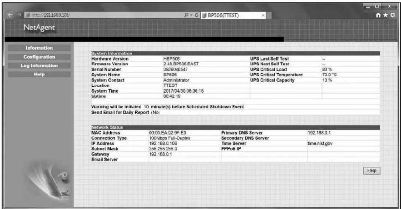 Techly IUPS-NET504 - Web Interface - 2