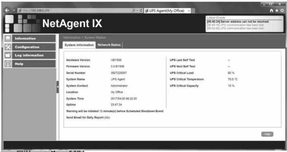 Techly IUPS-NET504 - Online NetAgent List - 3