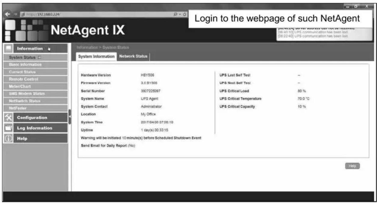 Techly IUPS-NET504 - Launch Web User Interface - 3