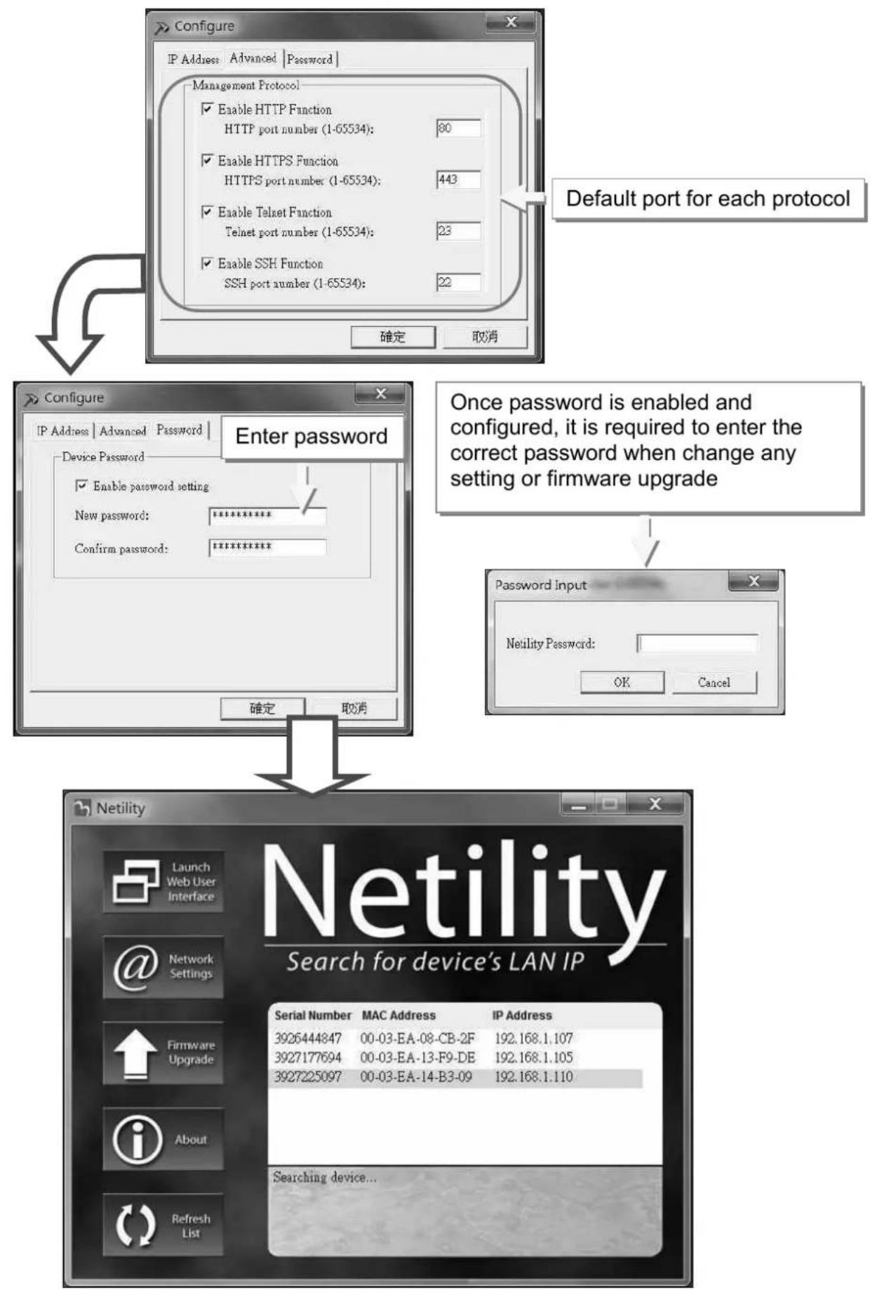 Techly IUPS-NET504 - Network Settings - 2