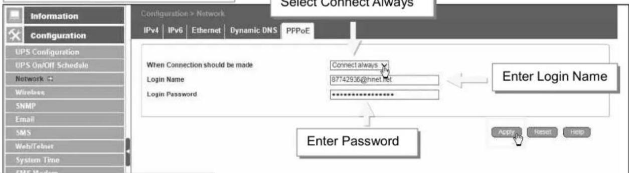 Techly IUPS-NET504 - - PPPoE - 2