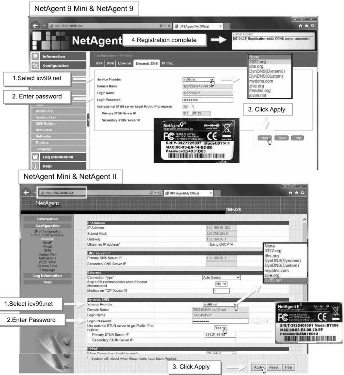 Techly IUPS-NET504 - - Dynamic DNS - 2