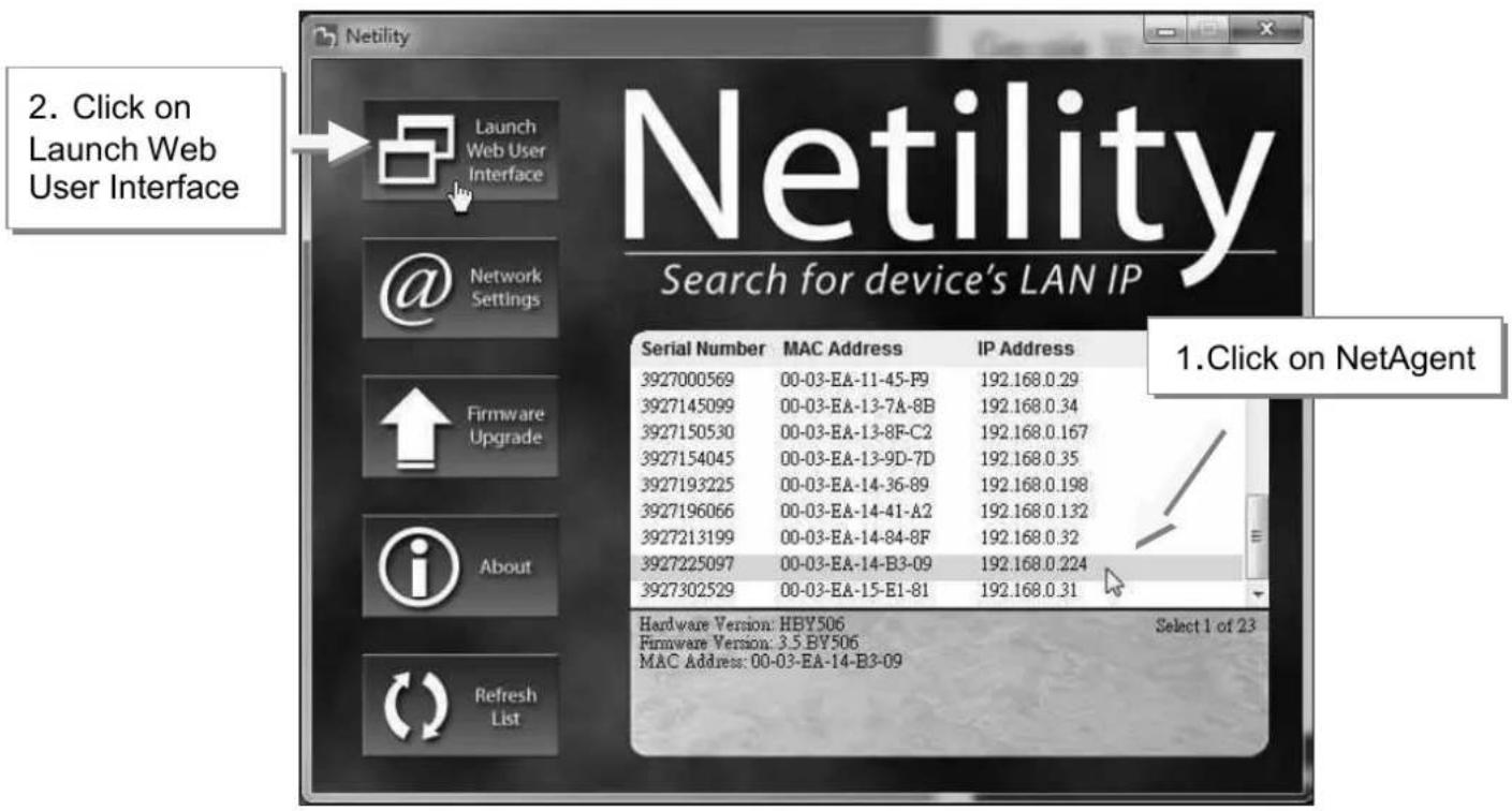 Techly IUPS-NET504 - Launch Web User Interface - 1