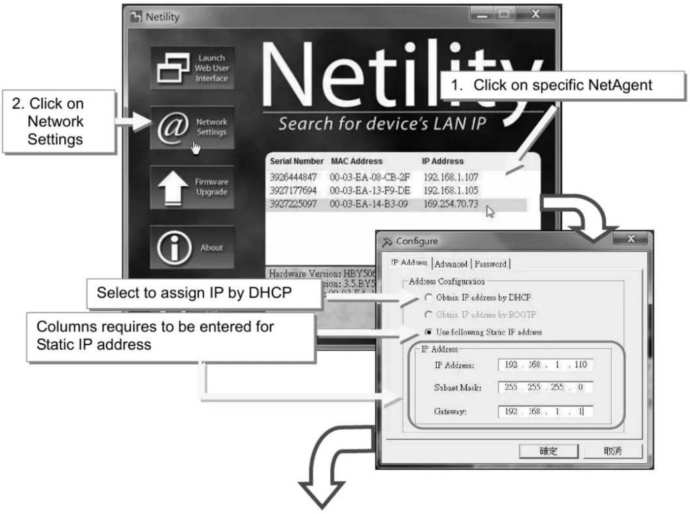 Techly IUPS-NET504 - Network Settings - 1
