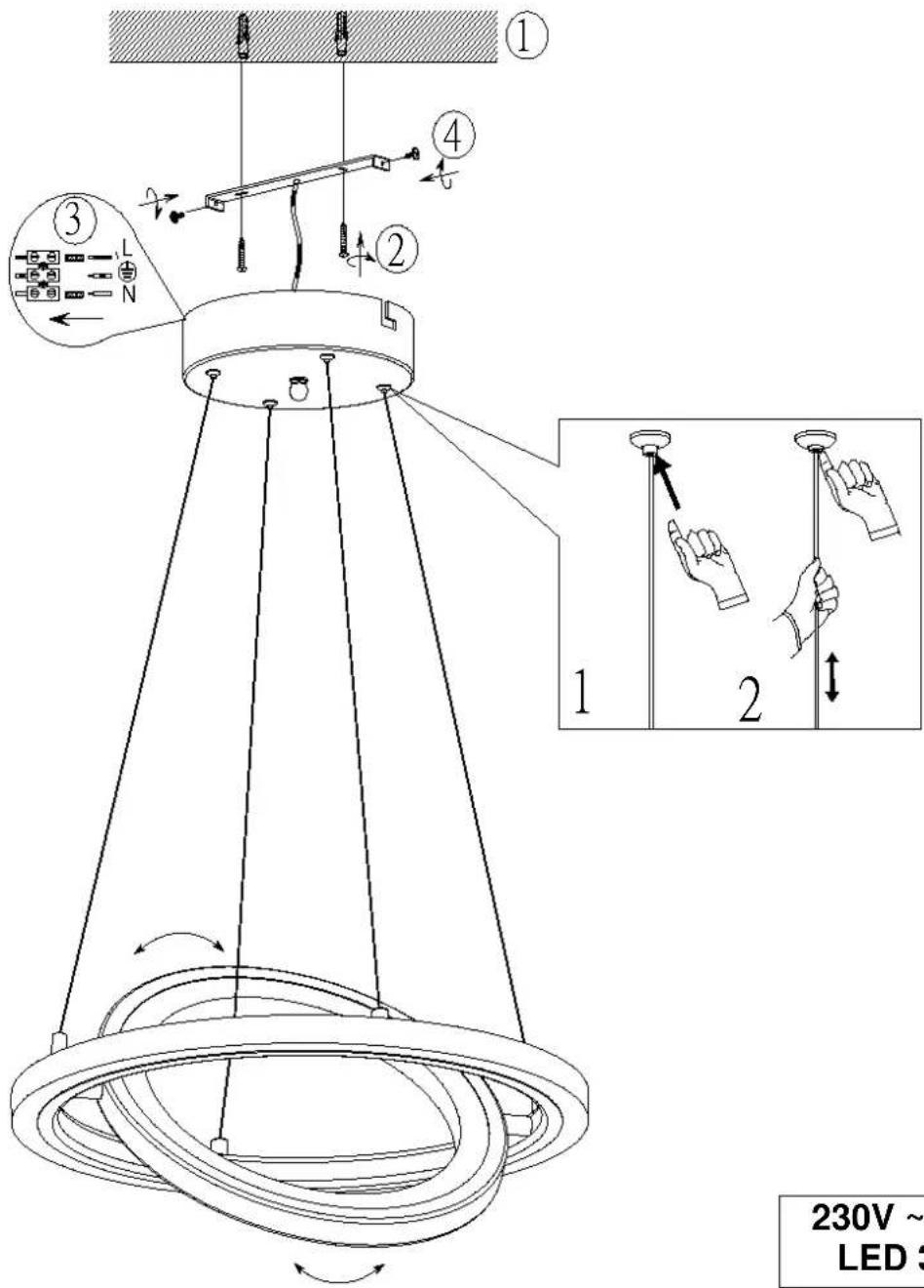 Trio Lighting Saturn - 1