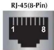 Planet ISW-804PT-M12 - Pinouts for the RJ-45(8-Pin) Port - 1