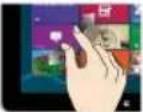MEDION Akoya P2211T - Touch screen gestures - 4