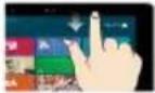 MEDION Akoya P2211T - Touch screen gestures - 5