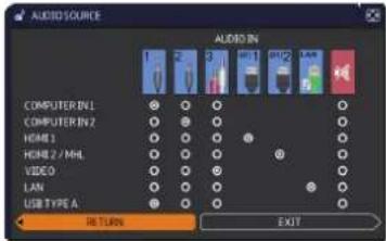 MAXELL MC-EU5001 - AUDIO menu - 2