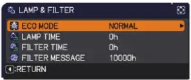 MAXELL MC-EU5001 - SETUP menu - 2