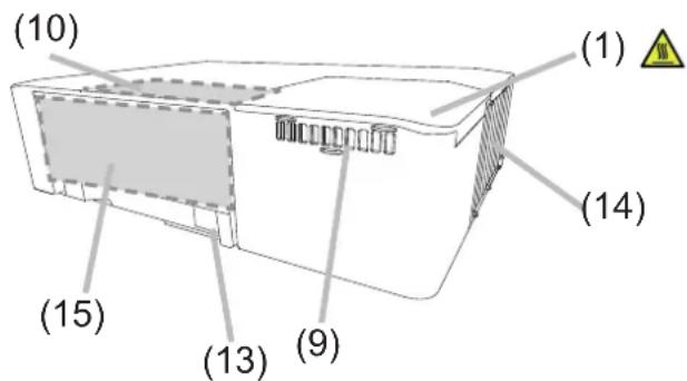 MAXELL MC-EX5001 - Part names - 2