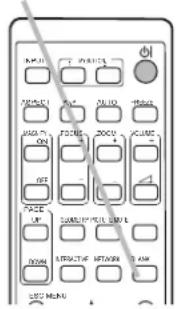 MAXELL MC-EX5001 - Press BLANK button on the remote control. - 1