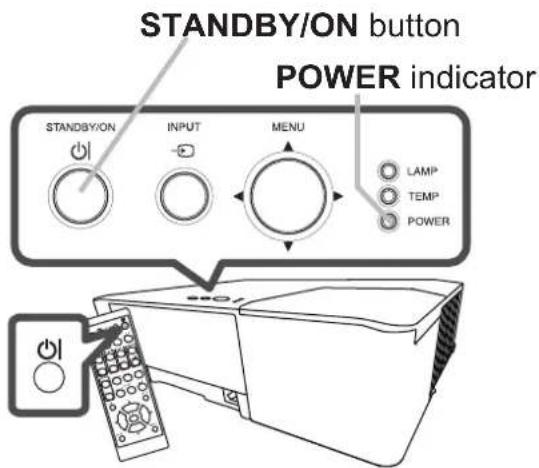 MAXELL MC-EX5001 - Turning on the power - 1