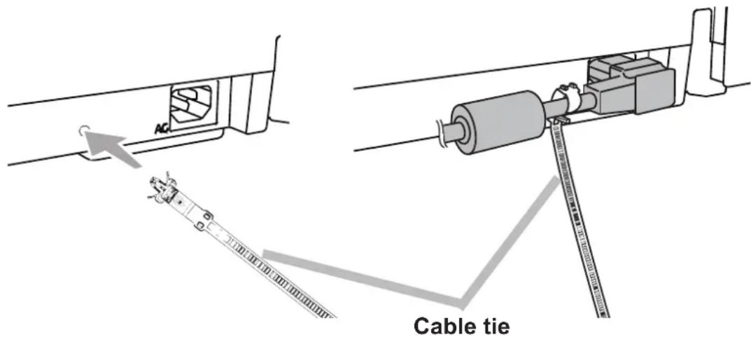 MAXELL MC-EX5001 - Fastening the cable - 1