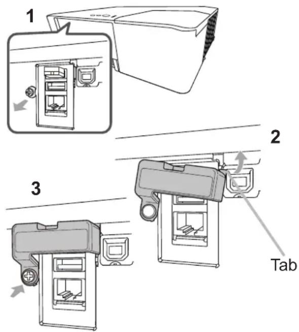 MAXELL MC-EX5001 - Fastening the adapter cover - 1