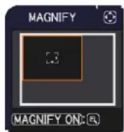 MAXELL MC-EX5001 - Using the magnify feature - 1