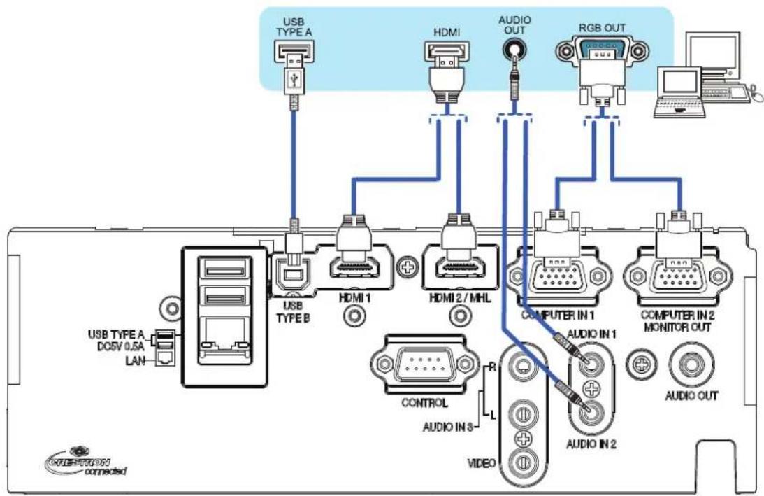 MAXELL MC-EX5001 - Connecting with your devices (continued) - 1
