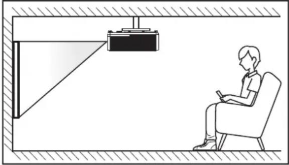 OPTOMA ZH506Te - Projektor installieren - 2
