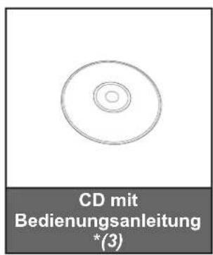 CD mit Bedienungsanleitung *(3)