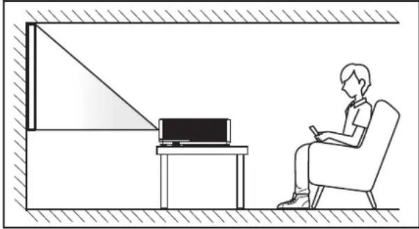 OPTOMA ZH506Te - Projektor installieren - 1