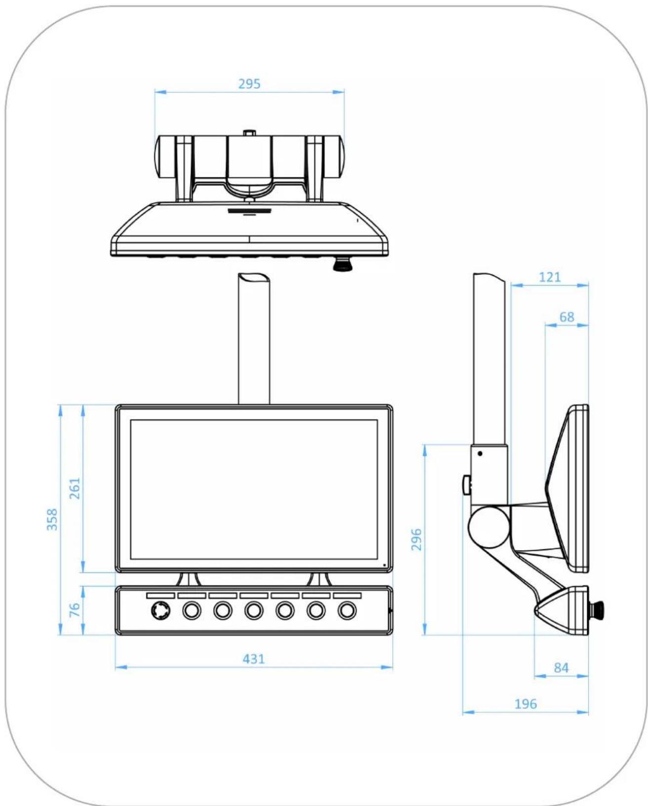 ADS-TEC MMT8017 - External device dimensions MMD8017 - 1