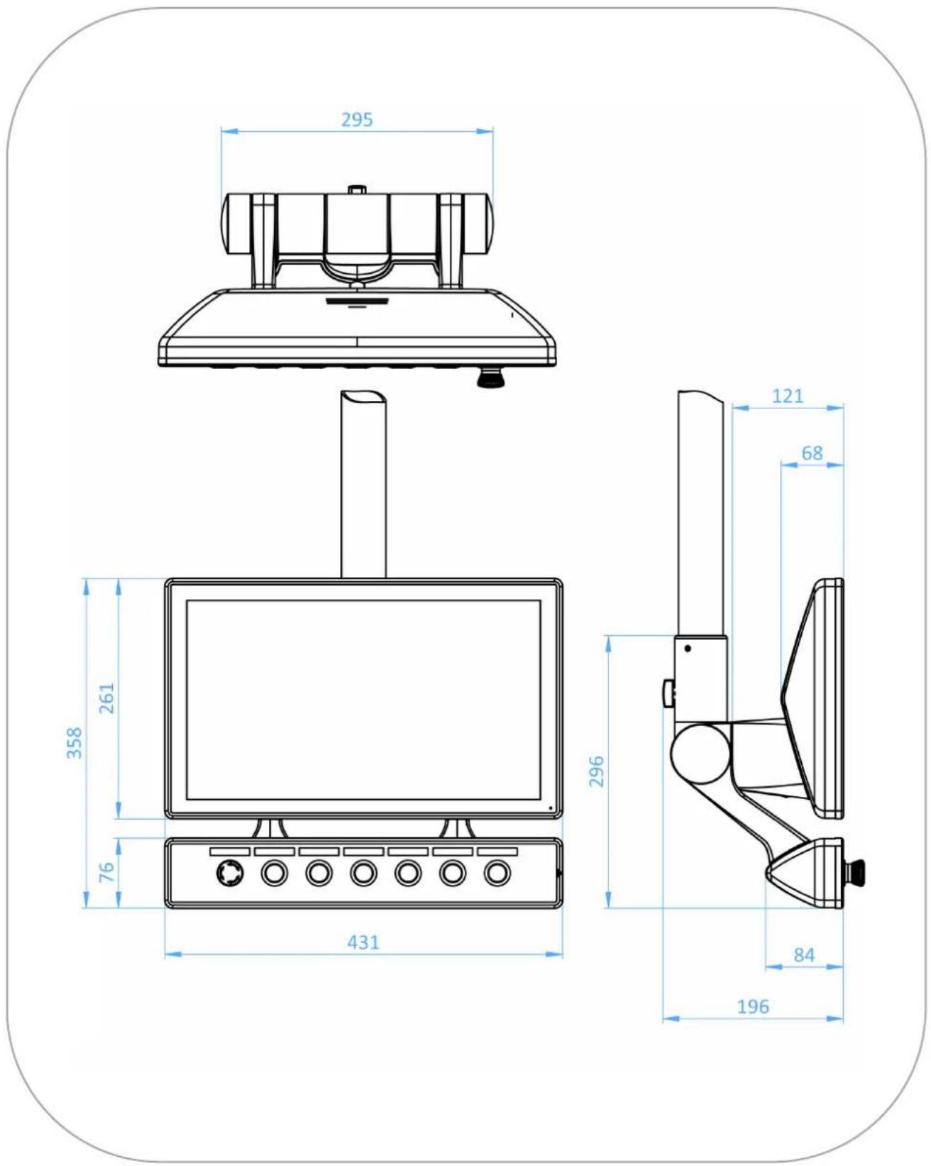 ADS-TEC MMT8017 - External device dimensions MMT8017 - 1