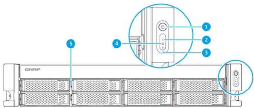 QNAP TS-1232XU-4G - Vorderseite - 2
