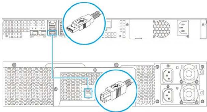 QNAP TS-1232XU-4G - USB-Erweiterungsgeräte anschließen - 1