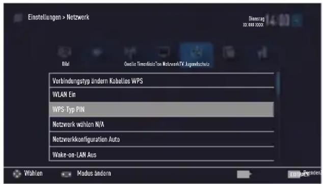 GRUNDIG 40 GFW 6820 - Automatische Anmeldung mit WPS-PIN-Eingabe - 1