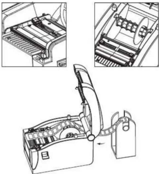 Qoltec 50242 - Paper roll installation - 3