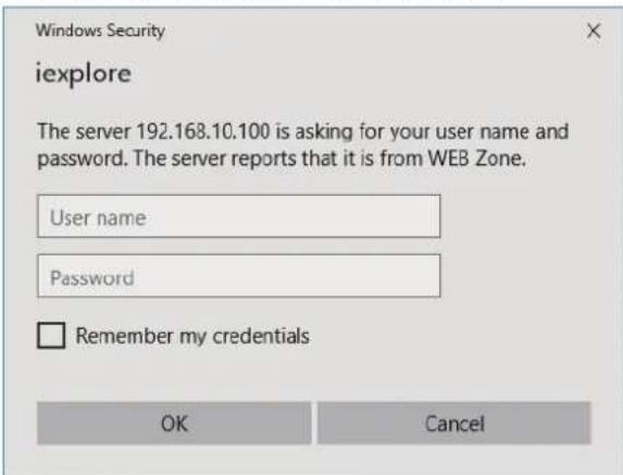 PANASONIC PT-MZ570LE - Accessing from the web browser - 1
