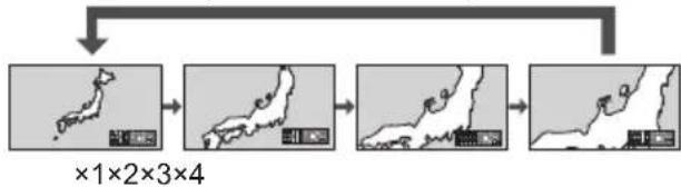 PANASONIC TH-65EF1-IR - Switch the zoom ratio for the screen areas. - 1
