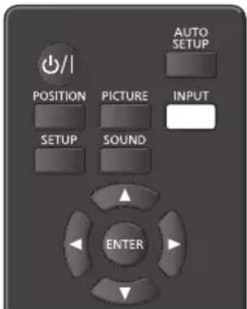 OUTPUT SETUP POSITION PICTURE INPUT SOLUTION SOUND ENTER
