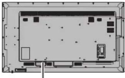 PANASONIC TH-65EF1-IR - AC cord connection and fixing - 1