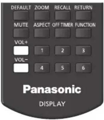 PANASONIC TH-55LF80-SST - Lautstärkeregelung - 1