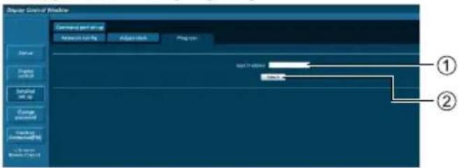 PANASONIC TH-55LF80-SST - Seite Ping test - 1