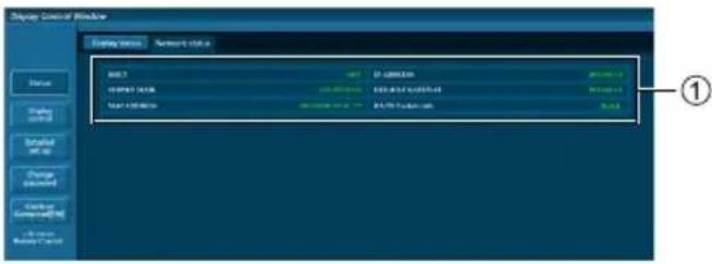 PANASONIC TH-55LF80-SST - Seite Network status - 1